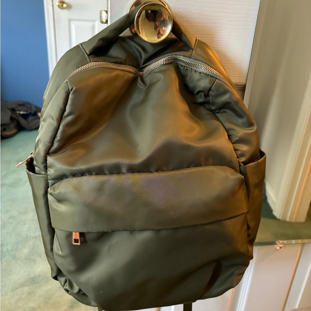 a new day Olive Green Lightweight Nylon Backpack